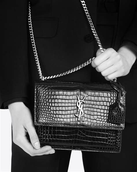 croc ysl bag|ysl crocodile bag.